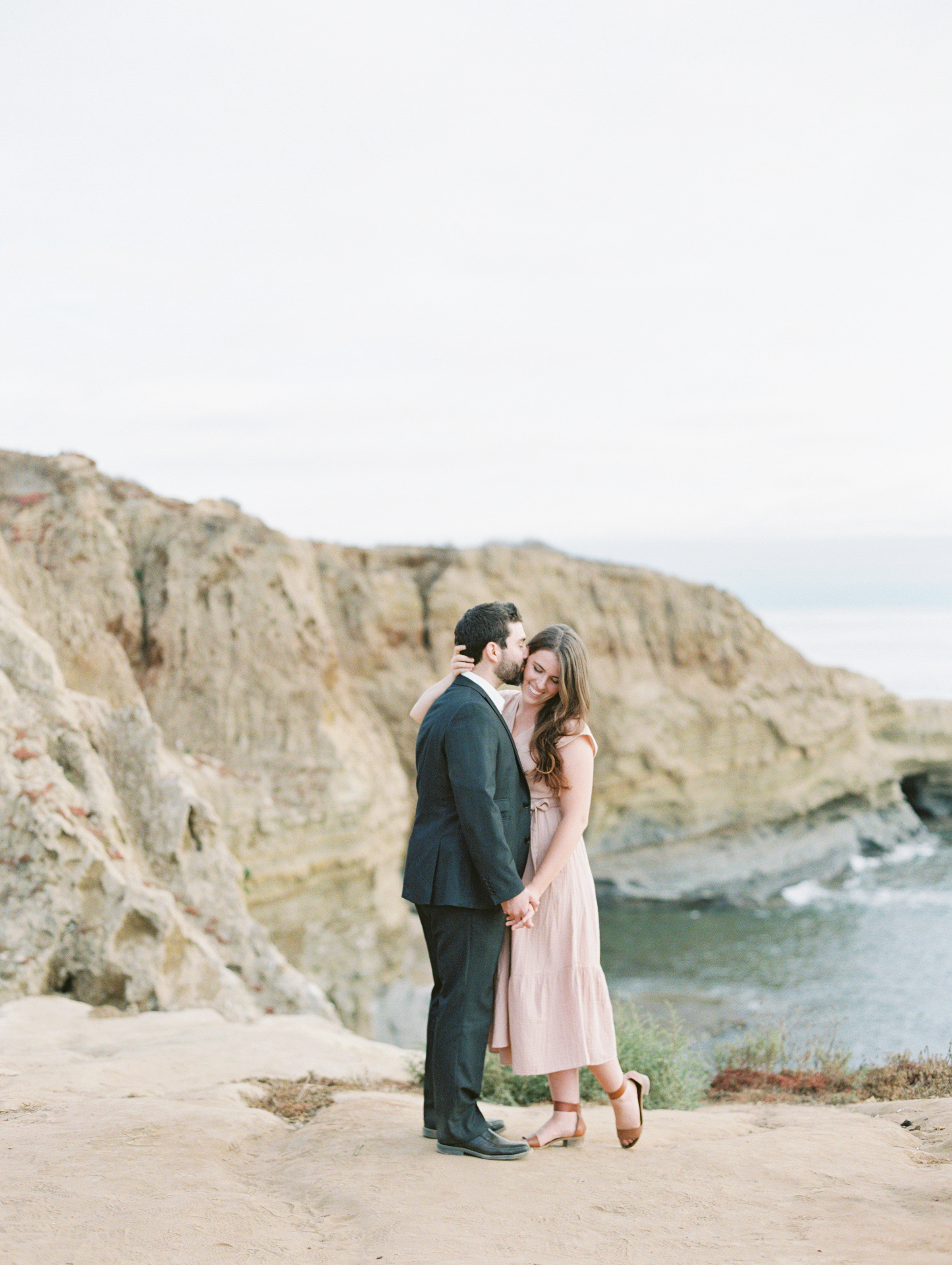 Sunset Cliffs image of couple at California Natalie Jayne and Brian Taylor