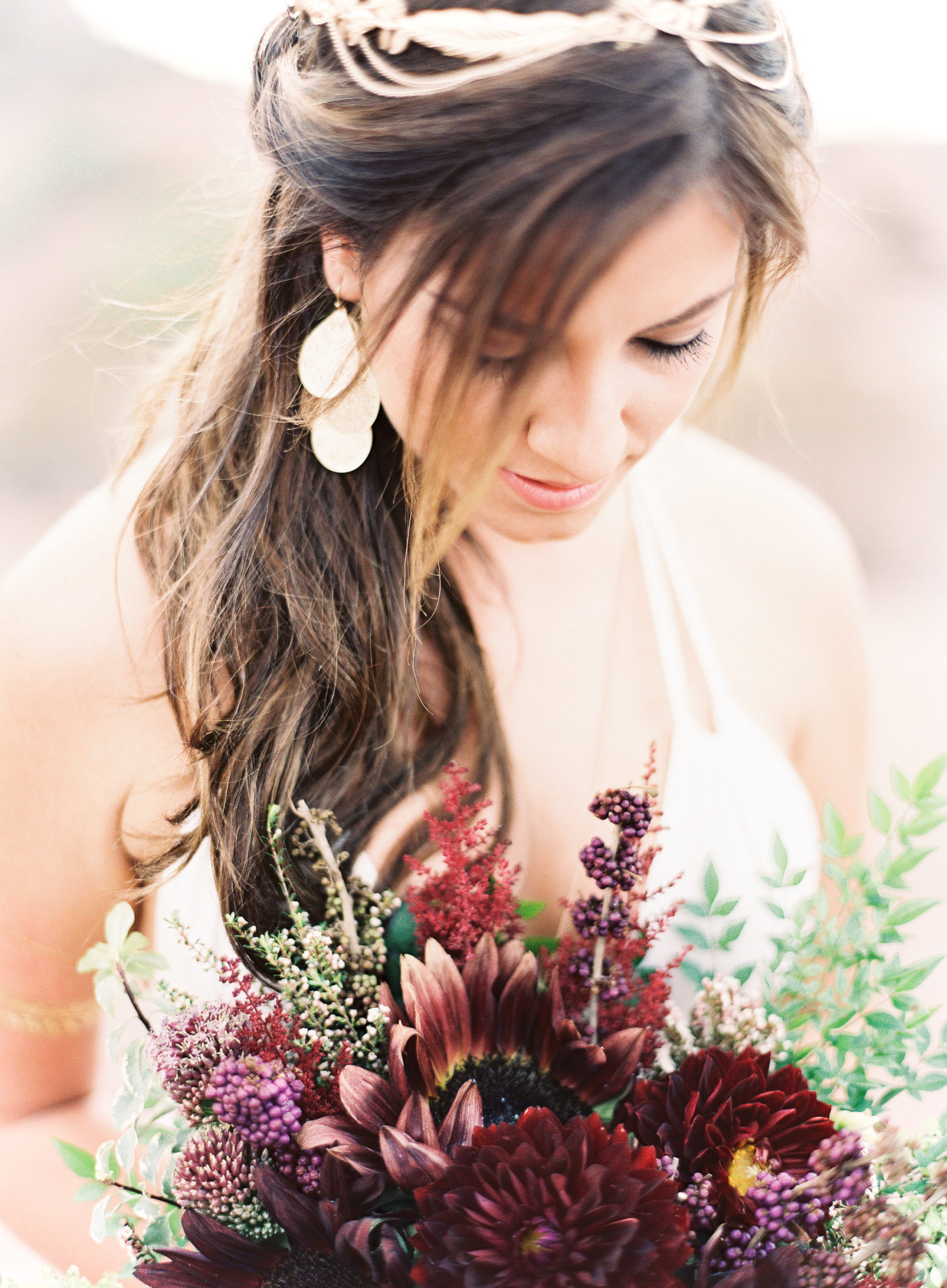 Boho bridal shoot from Showit United Conference by Natalie Jayne Photography